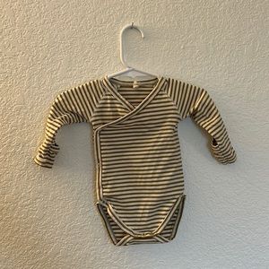 SIDE-SNAP BODYSUIT | COCOA STRIPE